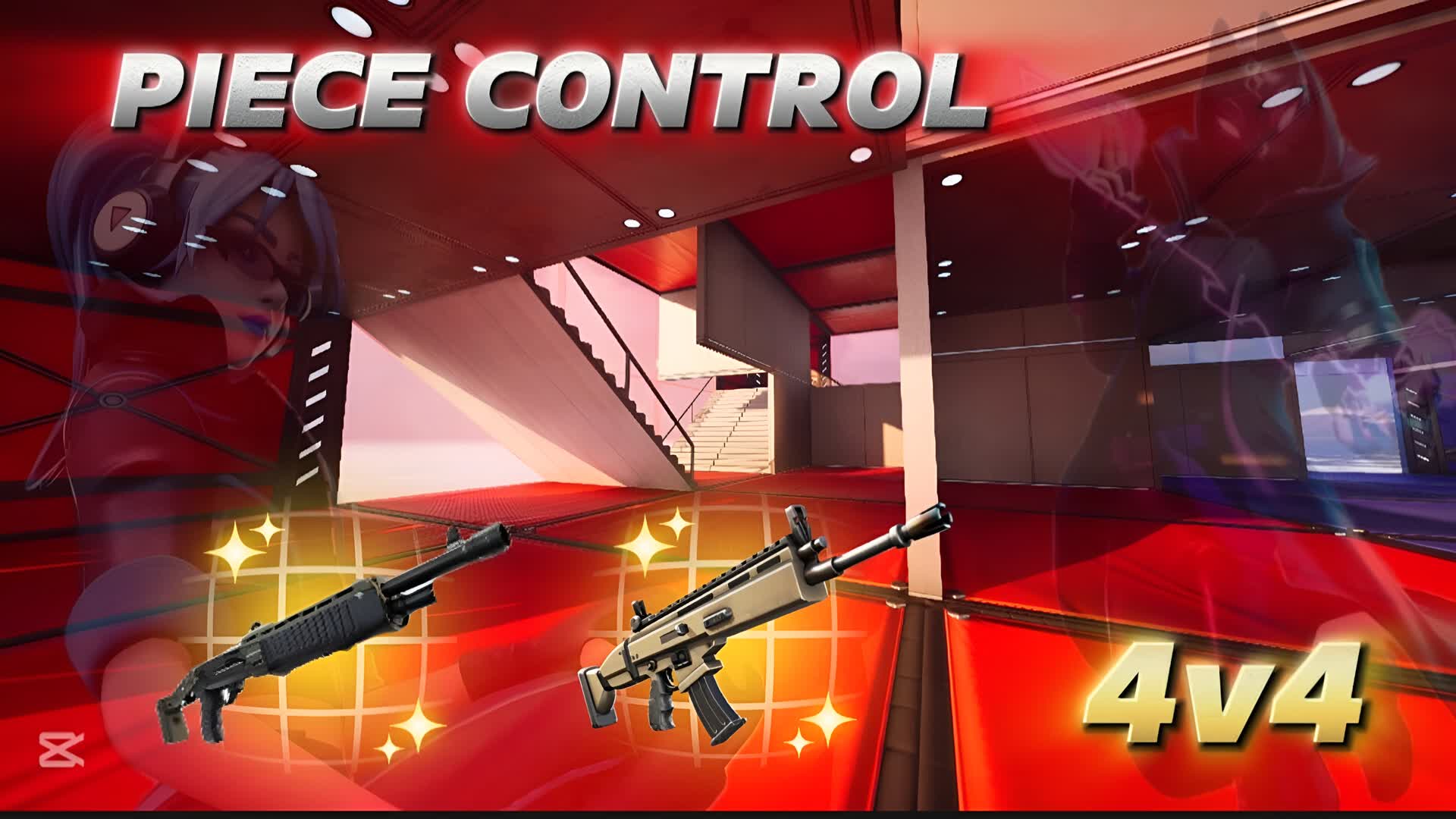 PIECE CONTROL RED VS BLUE 4V4