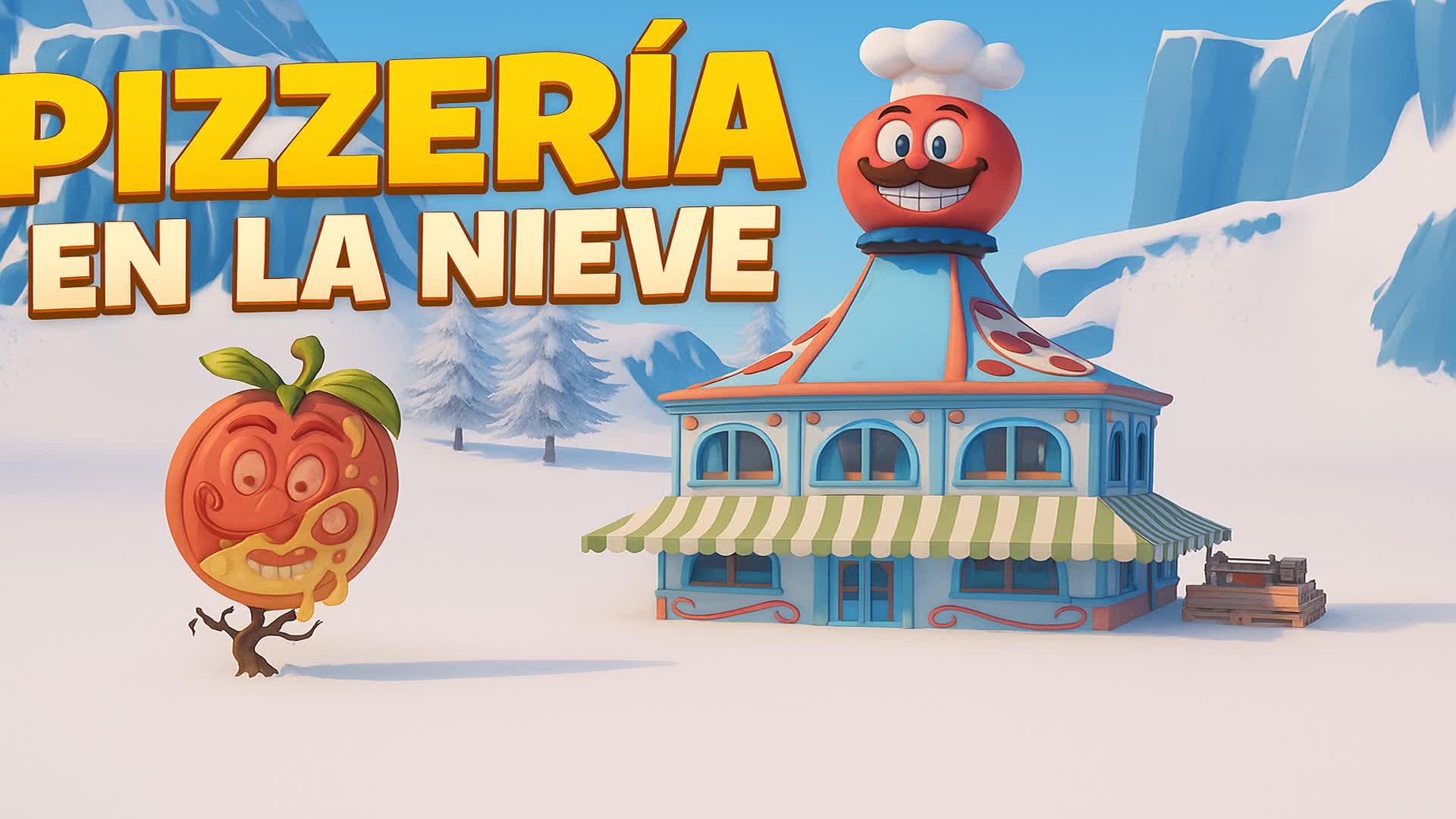 Pizzería en la Nieve