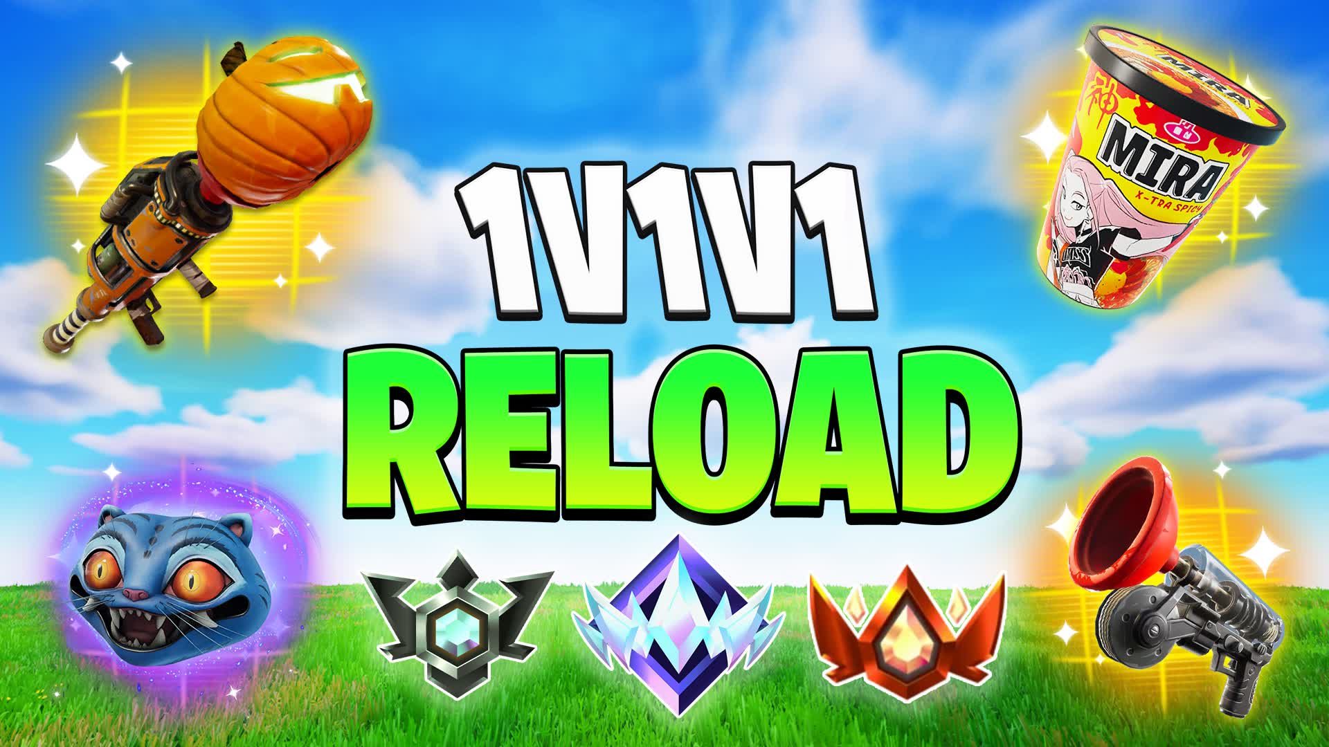 EPIC 1v1v1 Reload - Free For All!