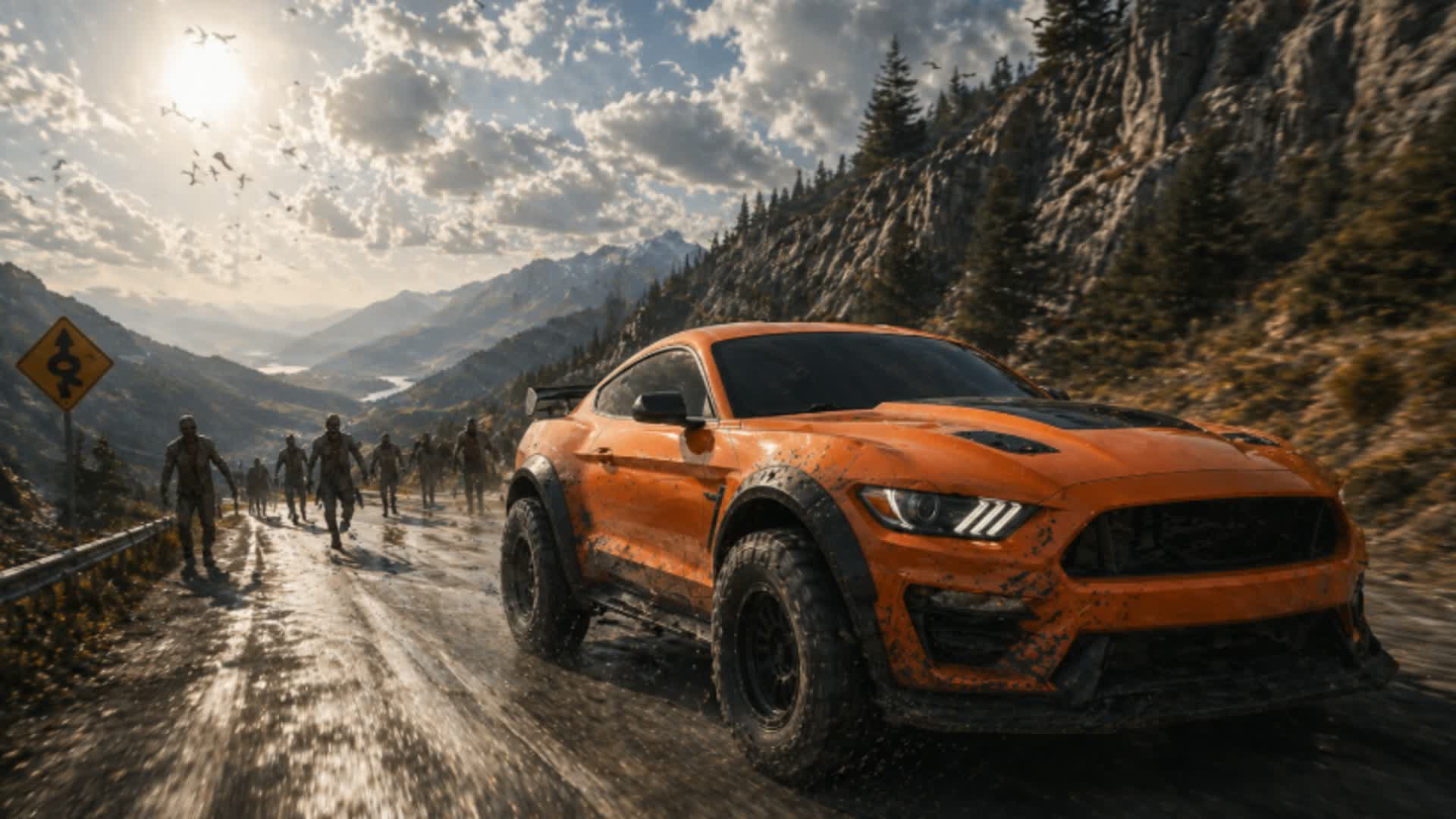 Mountain Drive 🚗 FFA ⭐️ Zombies 🧟 TMNT