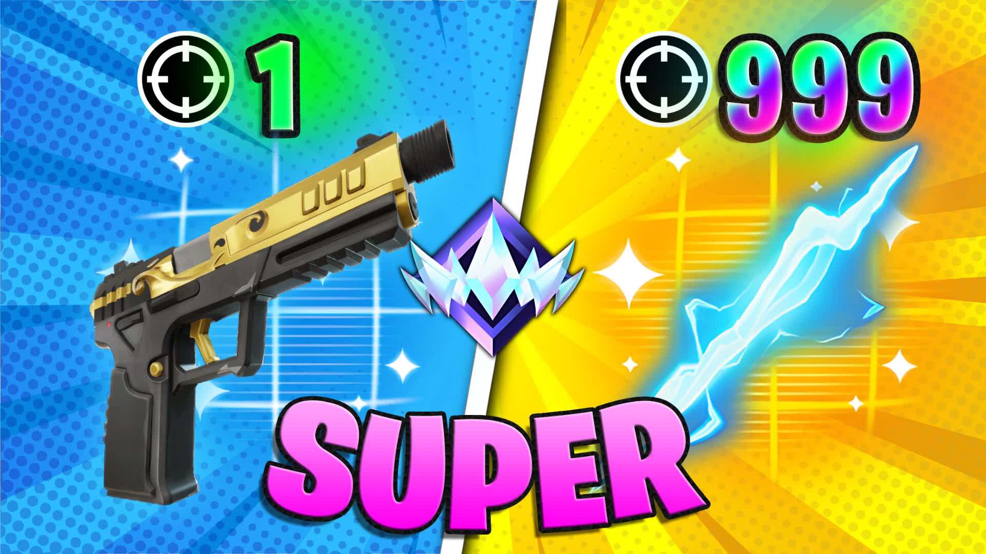 ⭐ SUPER GUN GAME 🔫 RANKED ONE SHOT 🏖️