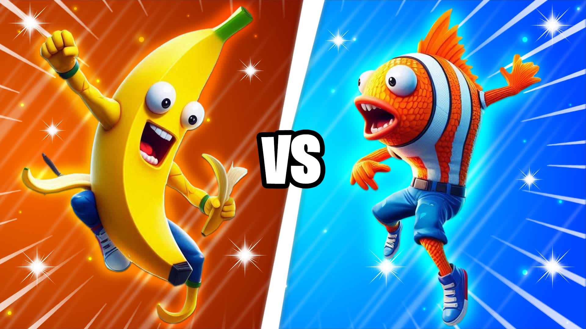 🍌Peely Vs Fishstick🦈