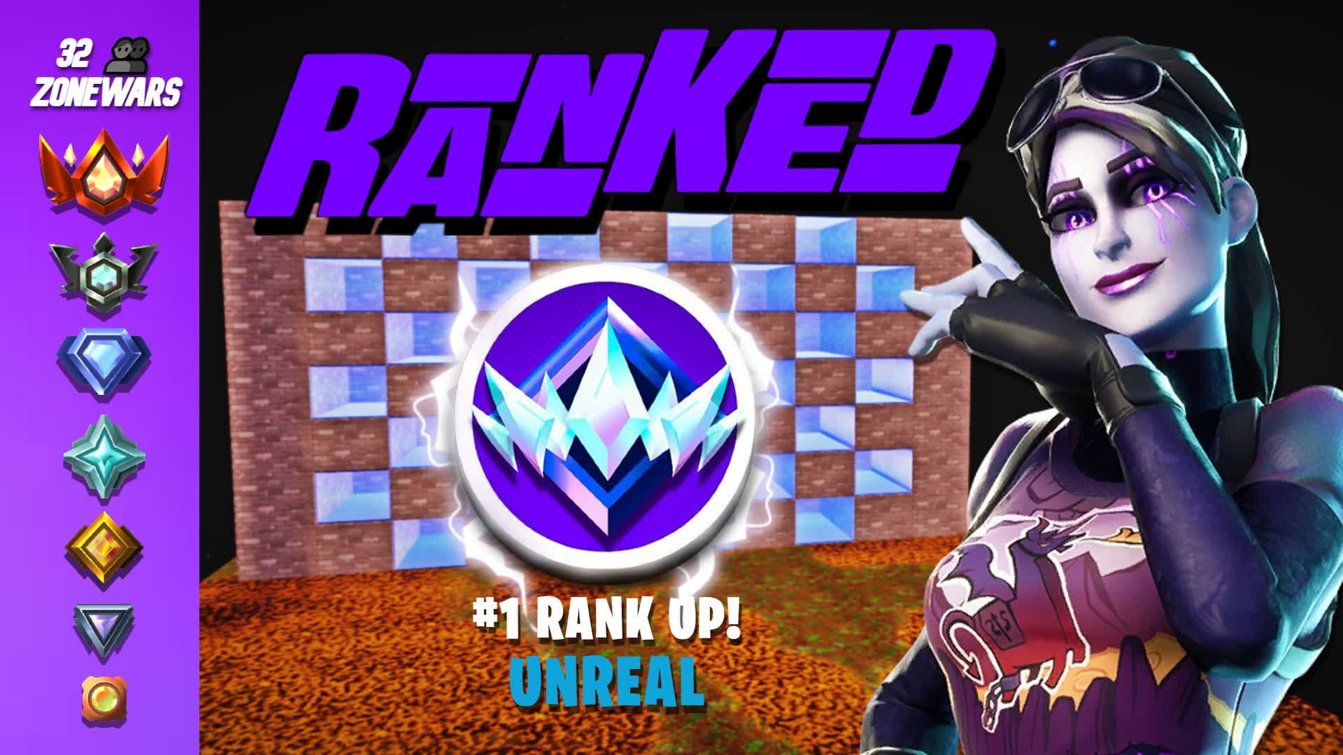 Ranked 32 Players Zone Wars!