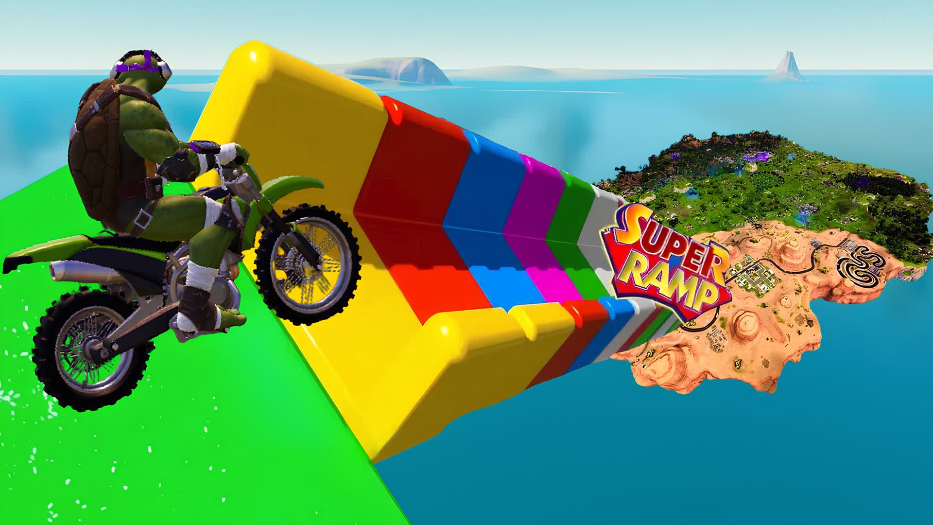 TMNT MEGA RAMP CARS GAMES CUSTOM CARS 24