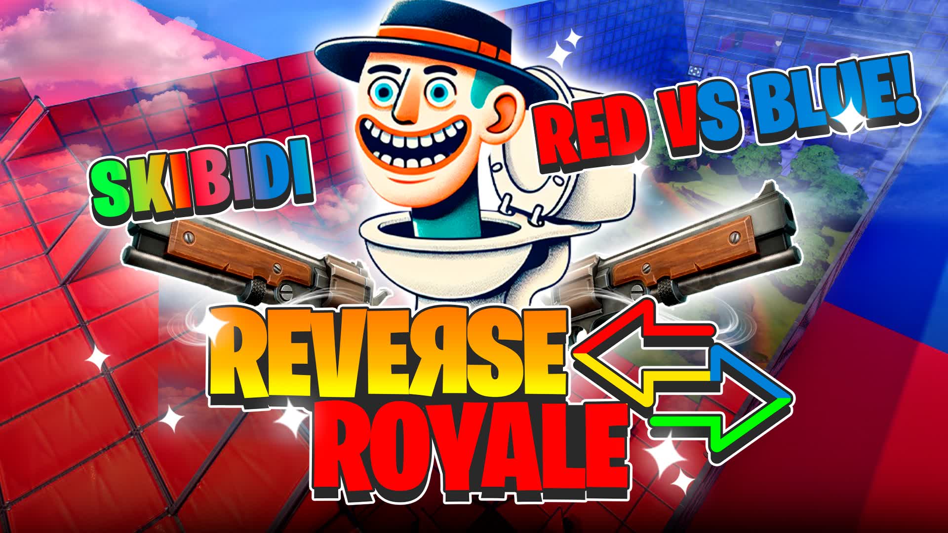 Red Vs Blue Reverse Royale 🔴🔵