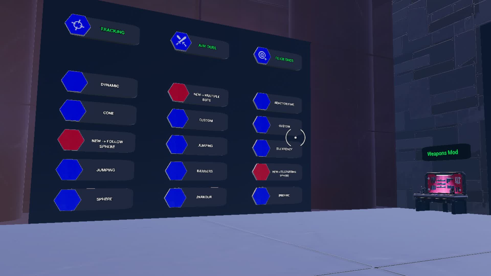 Aim Training Map