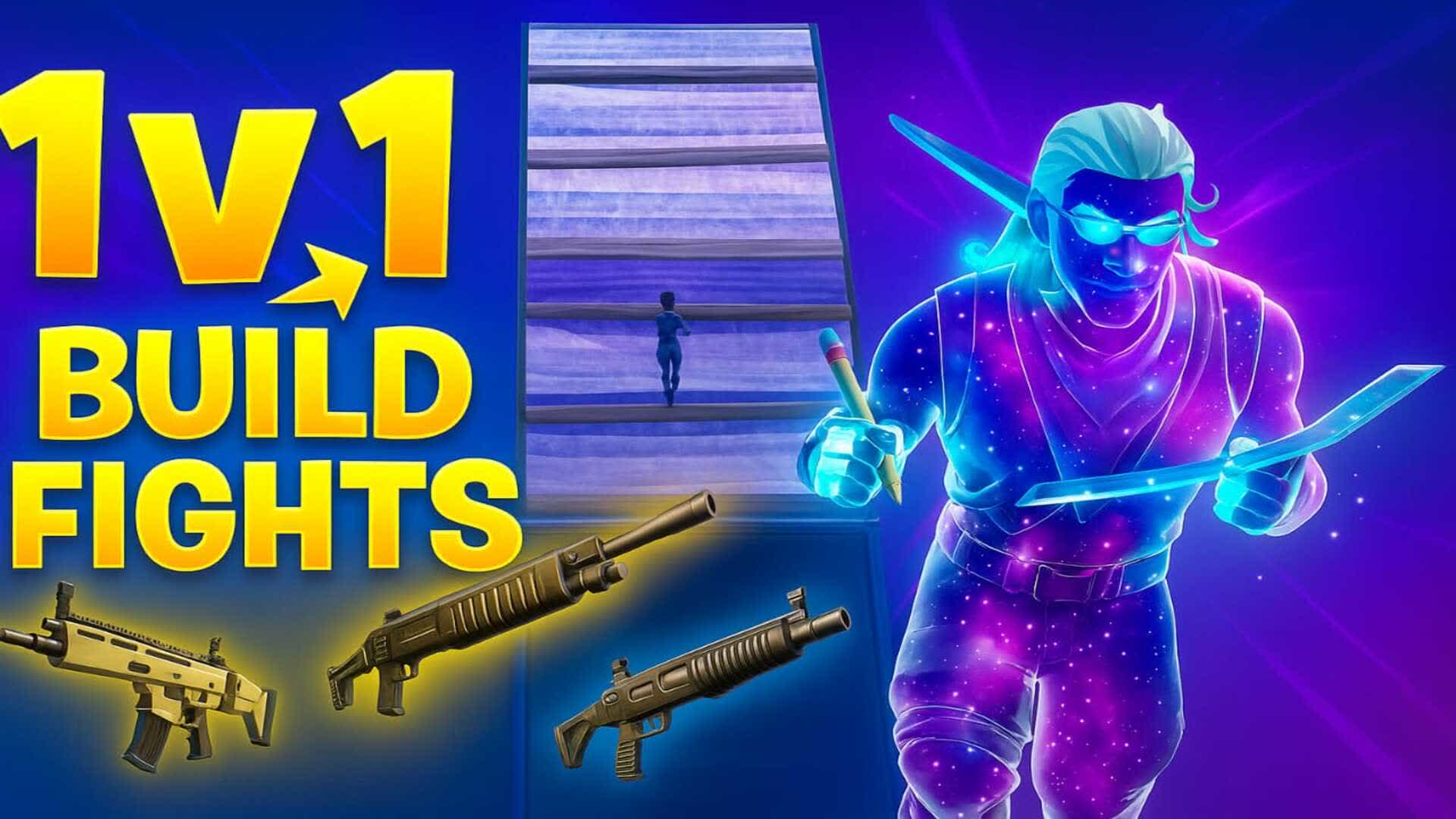 SHESH 1V1 BUILD FIGHTS عاركني في البناء