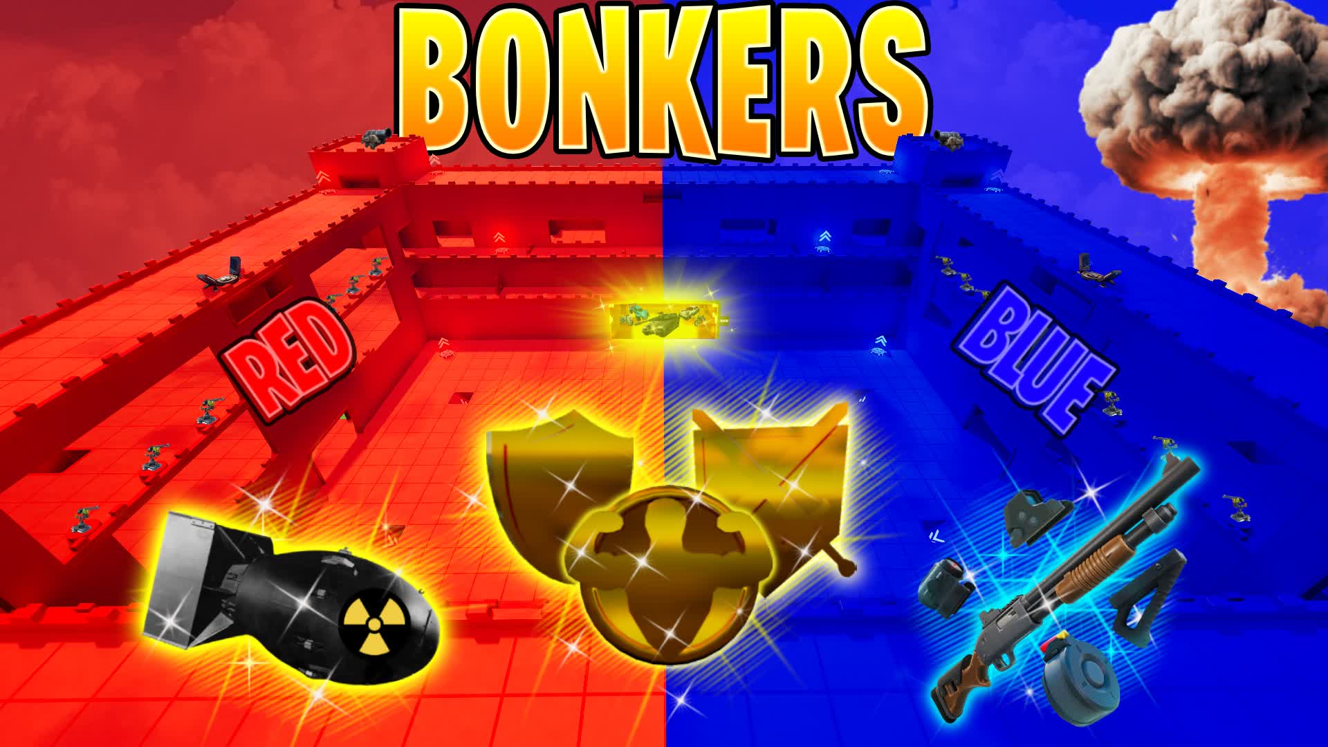 BONKERS RED VS BLUE 🔴🔵