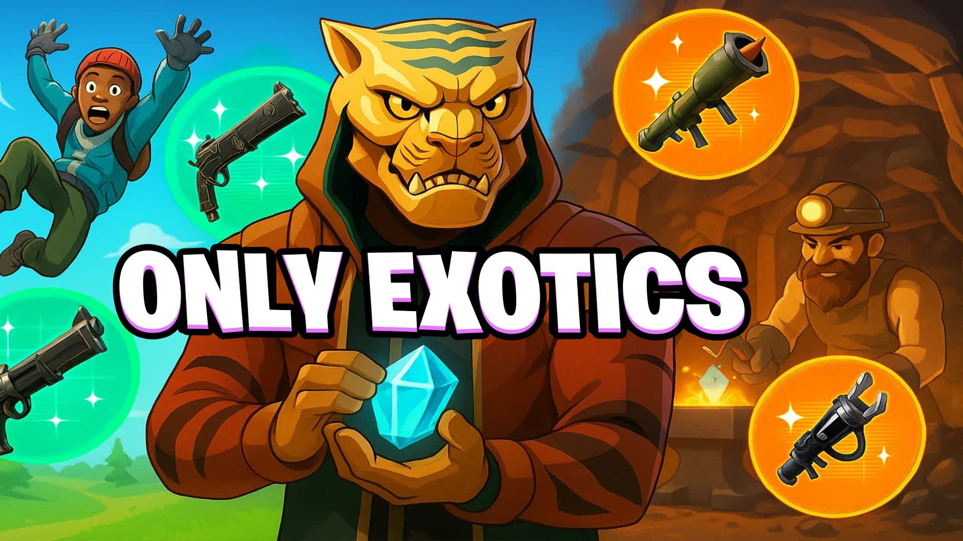 🌟 ONLY EXOTICS : 1V1V1 🌟