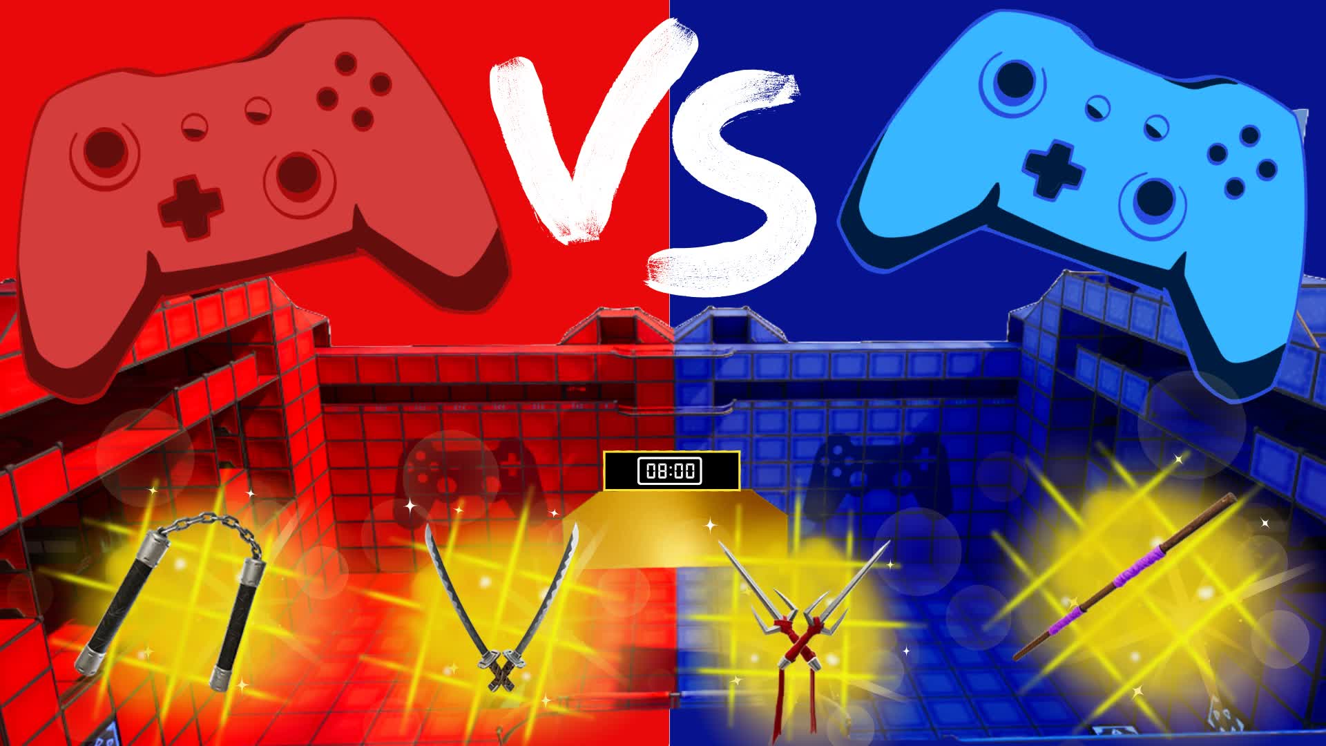 TMNT CONSOLE RED VS BLUE 🔴🔵