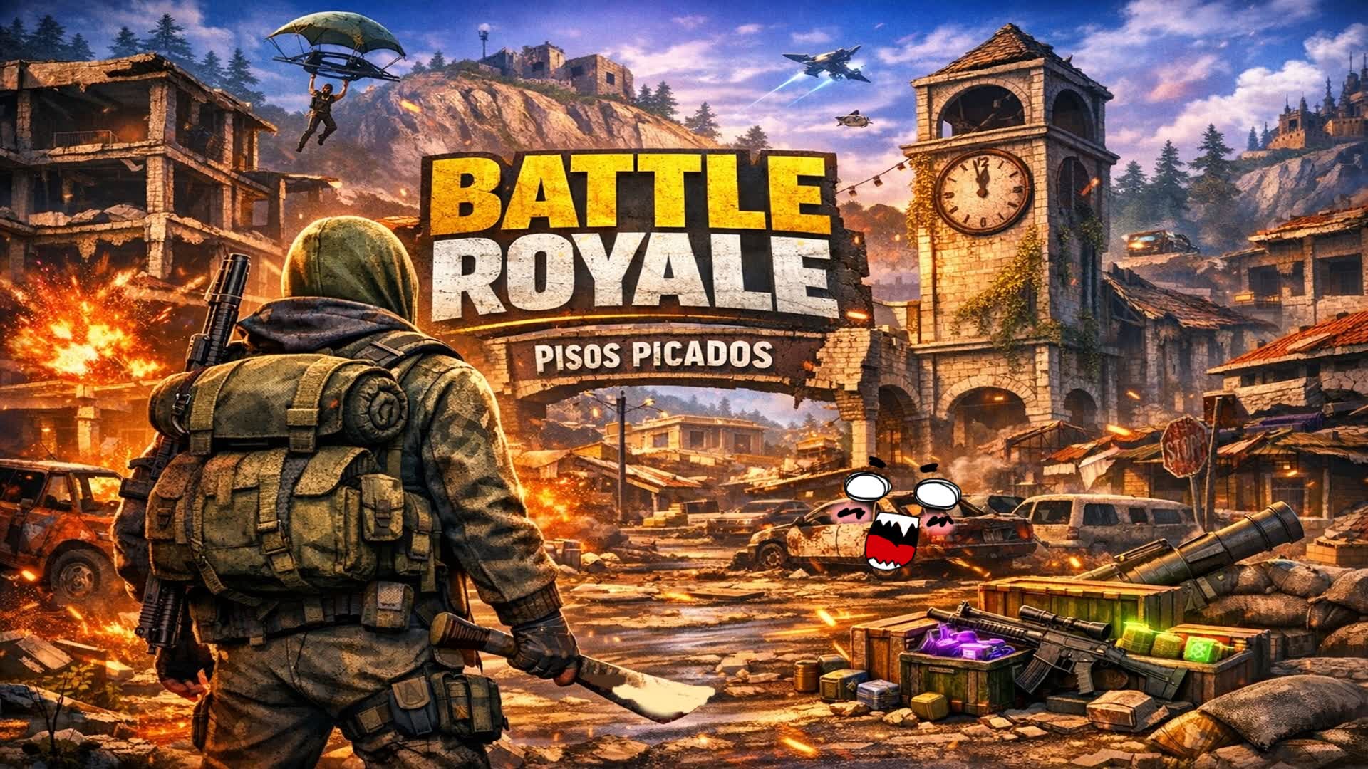 BATTLE ROYALE DAYZ PISOS PICADOS