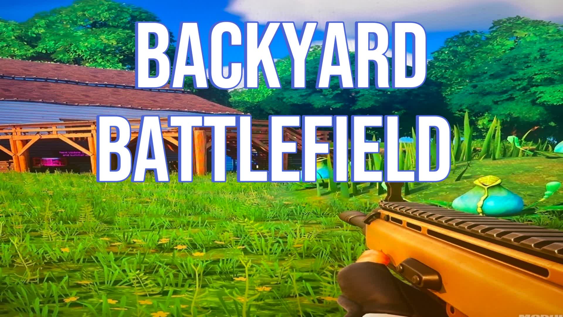 Backyard battlefield (Christmas)