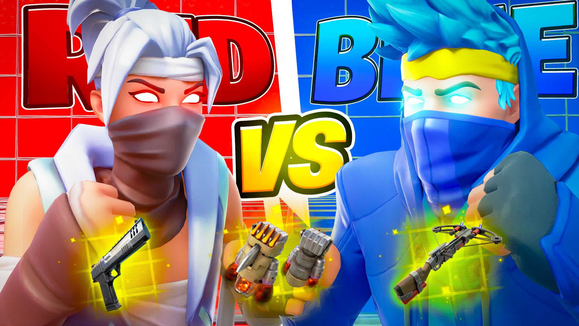 NINJA RED VS BLUE 🔴🔵