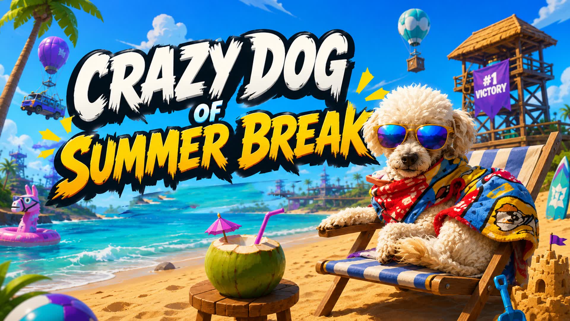 CRAZY DOG of SUMMER BREAK ☀️🌊