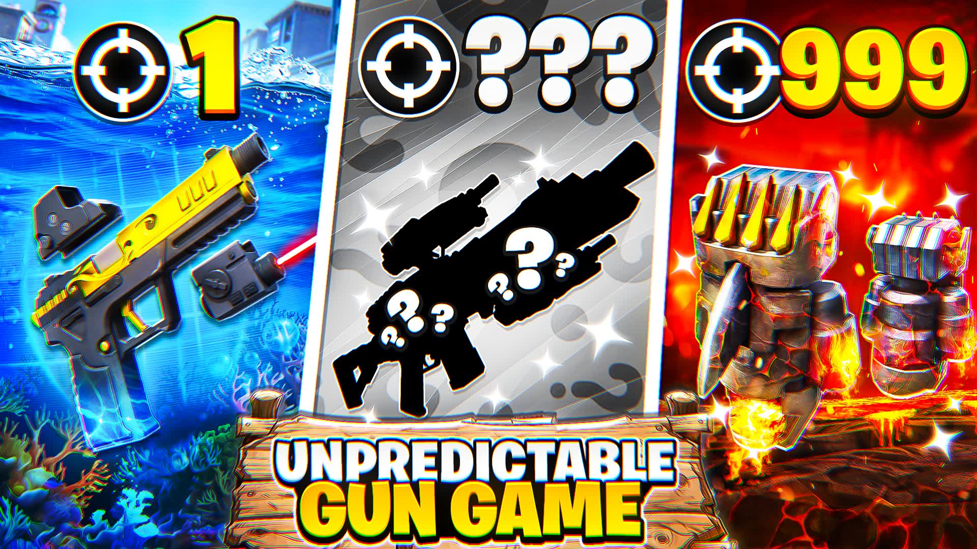 Unpredictable Team Gun Game 🔫