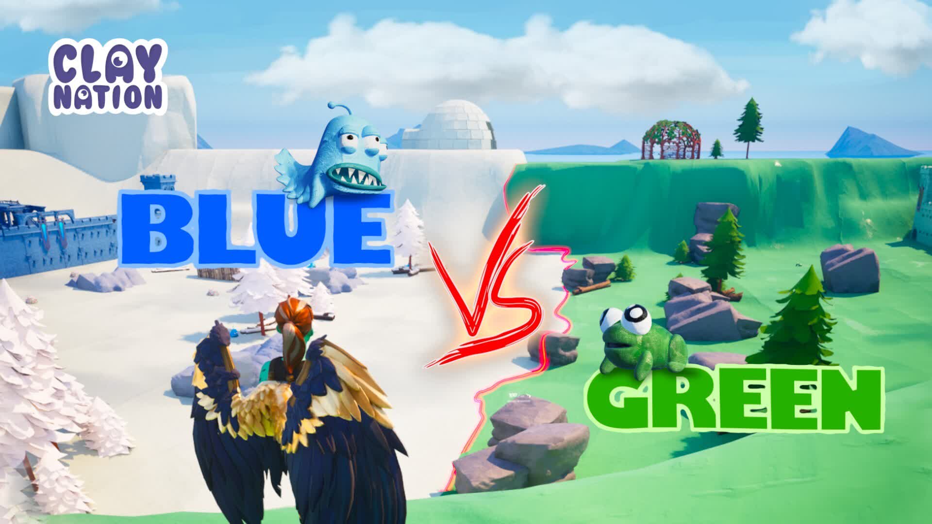 CLAY NATION GREEN V BLUE