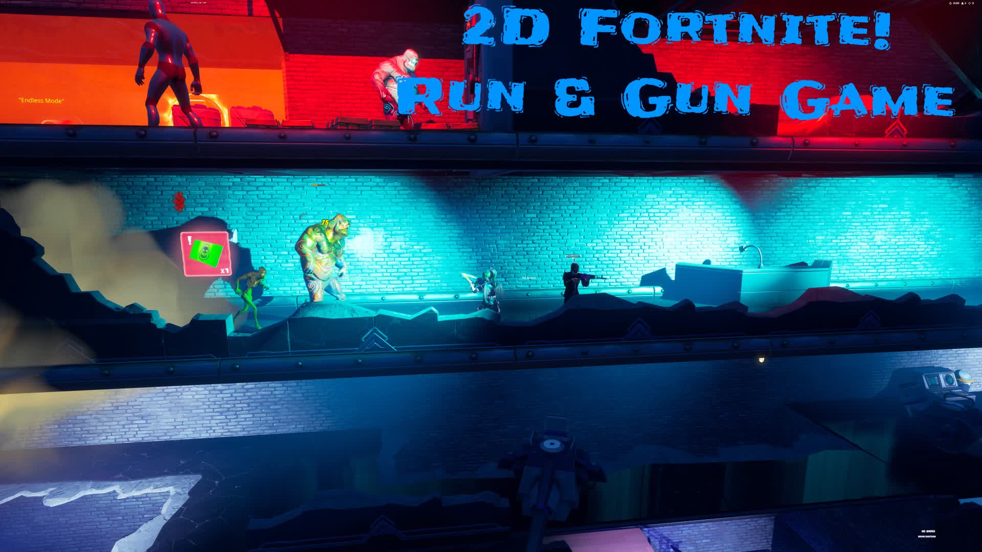2D Fortnite - Run&Gun - "Zombie Tower"