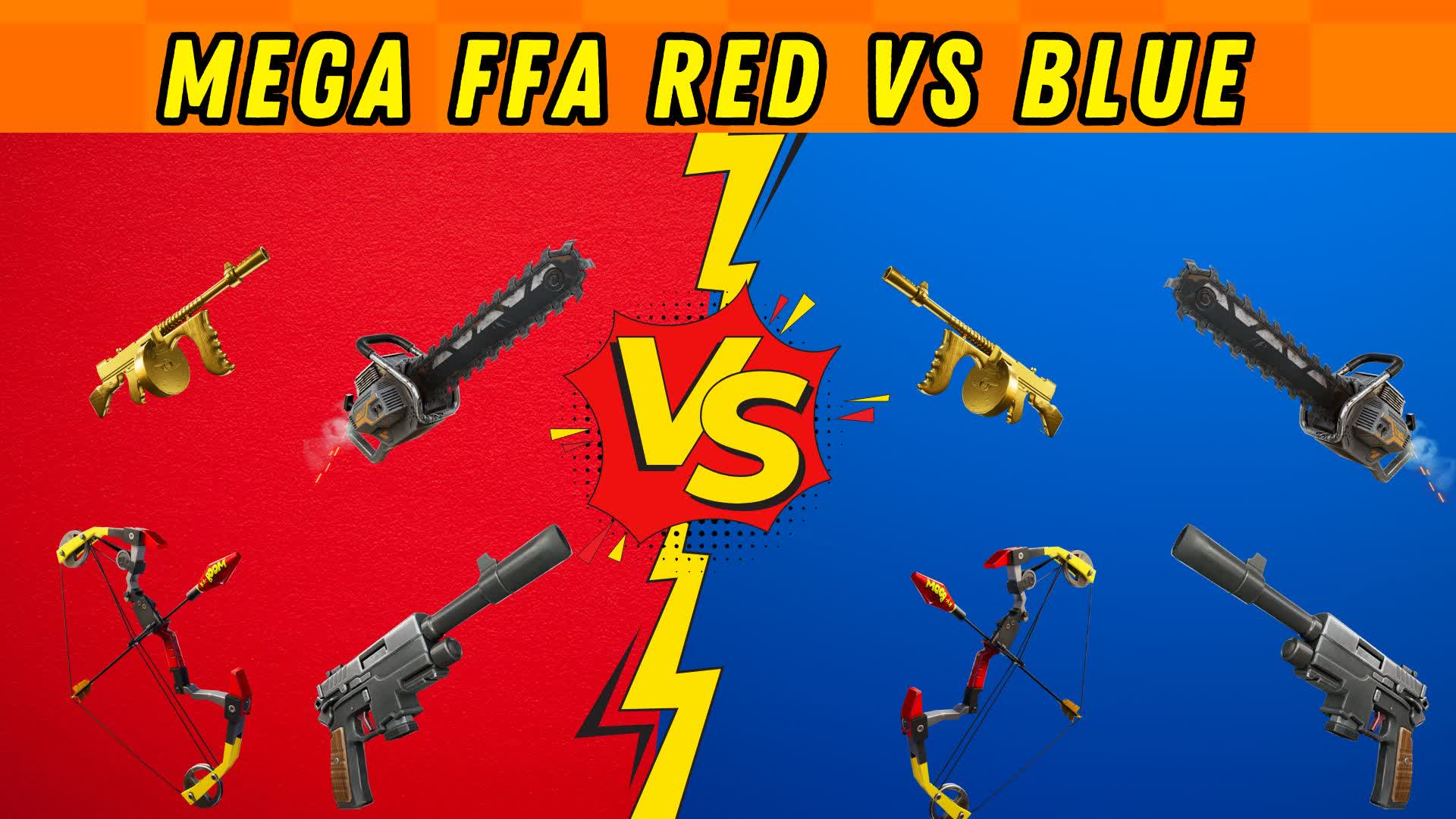 MEGA FFA RED VS BLUE