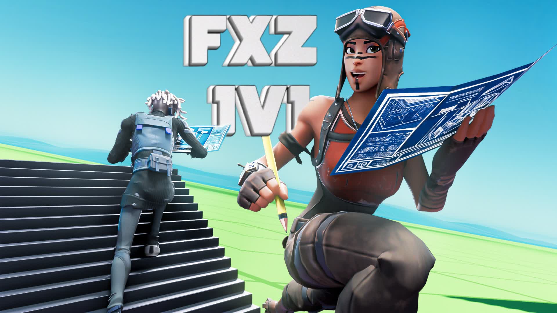 FXZ 1V1 BUILD FIGHT (200 PUMPS)