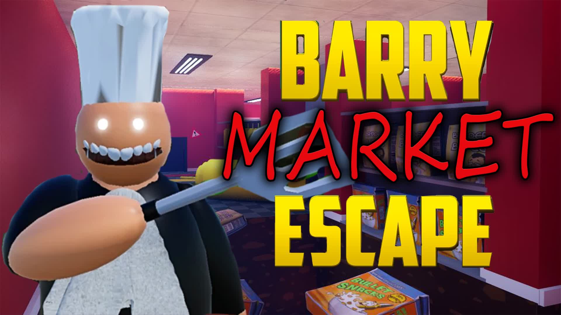 ESCAPE FROM BARRY SUPERMARKET 🛒