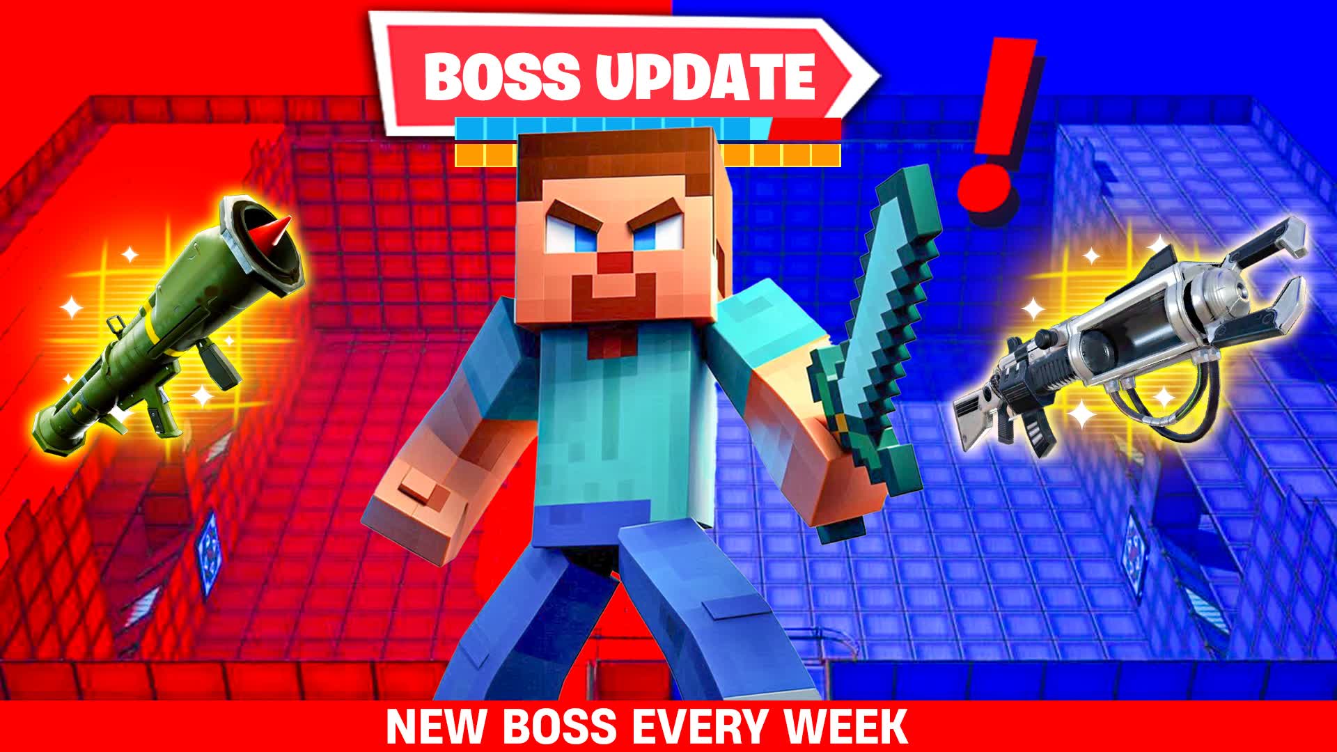 BOSS RED VS BLUE 🔴🔵