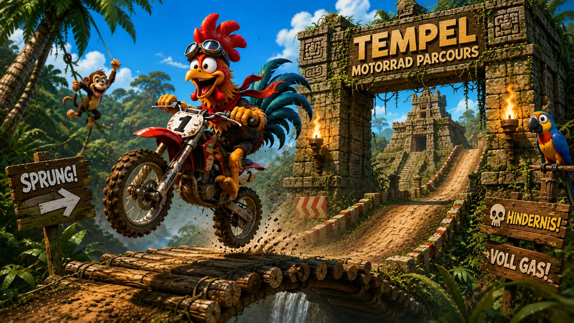 Gockel's Crazy Motobike Parcours
