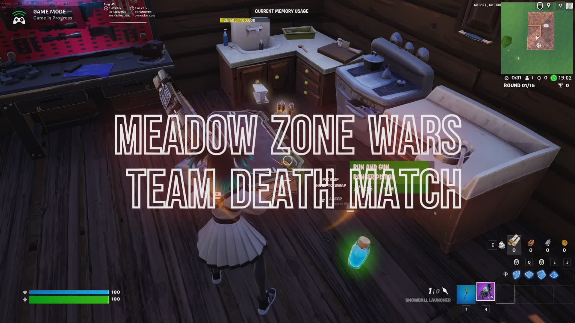 Meadow Island Zone Wars Team Deathmatch