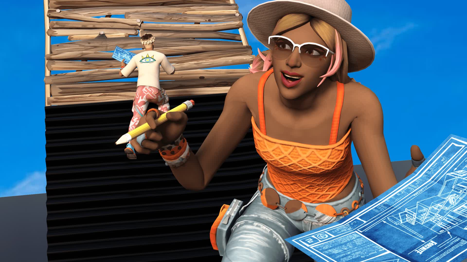 1v1 Build Fight Beach
