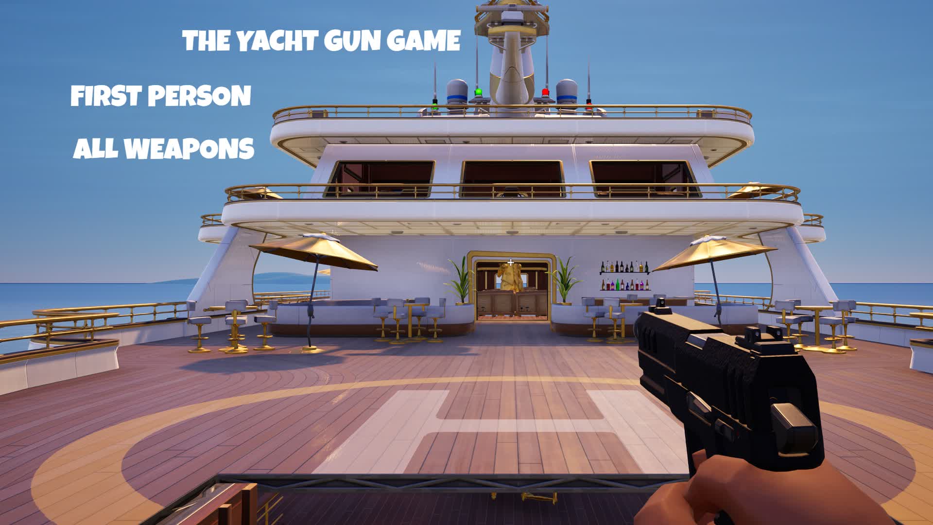 FIRST PERSON YACHT GUN GAME