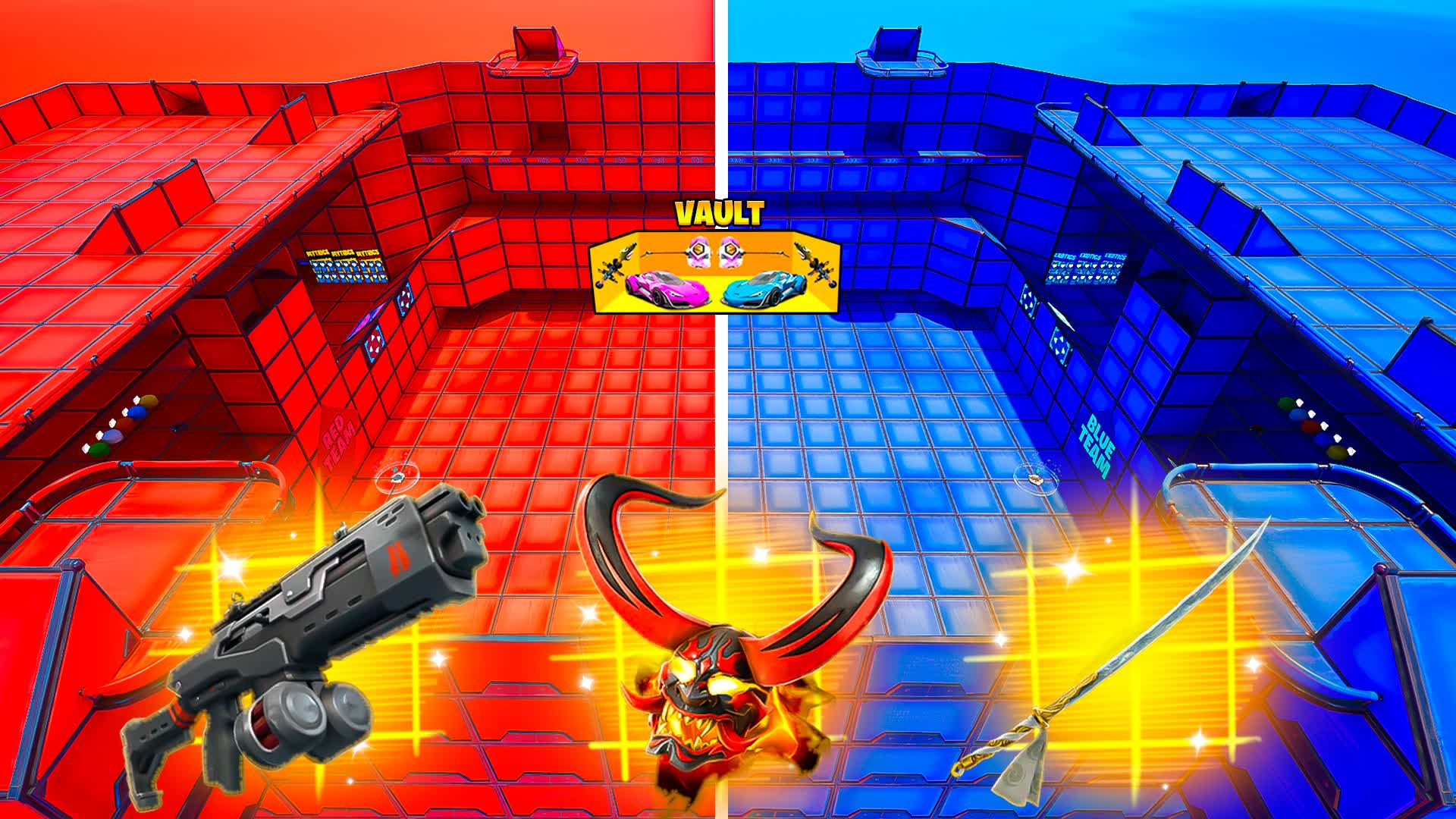 Mega Red vs blue