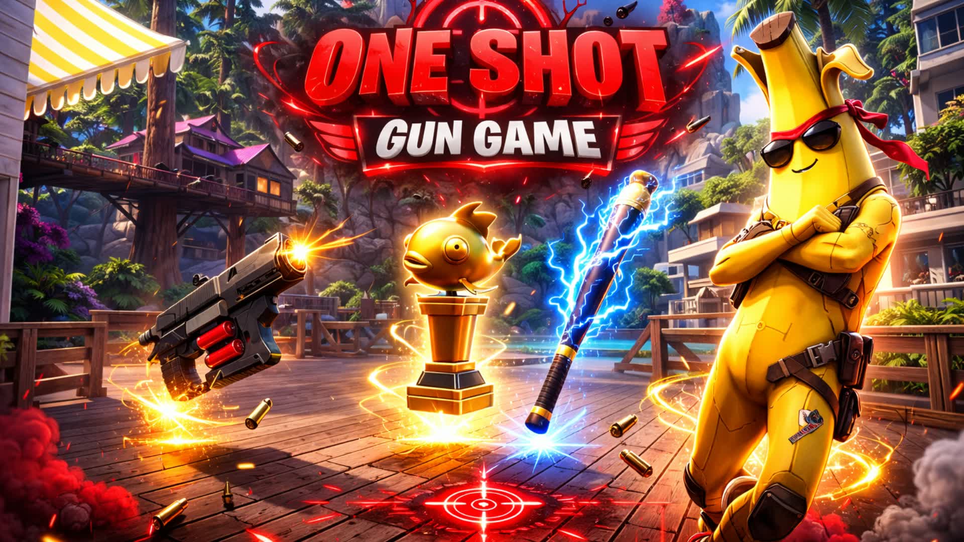 One shot - gun game - savage falls