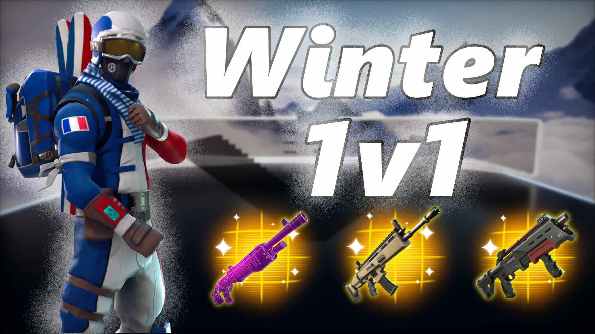 1V1 ❄️ Hiver ❄️ buildfight 🗻☃️