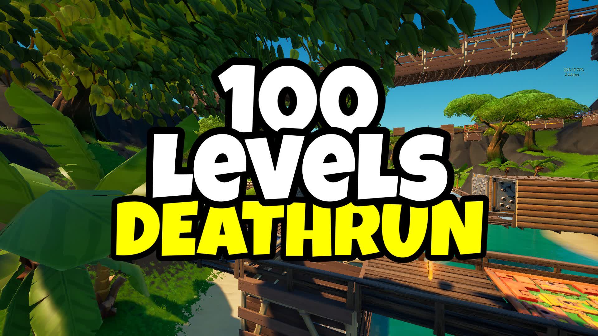 🌴 EASY/MEDIUM DEATHRUN 100 LEVELS 🌴