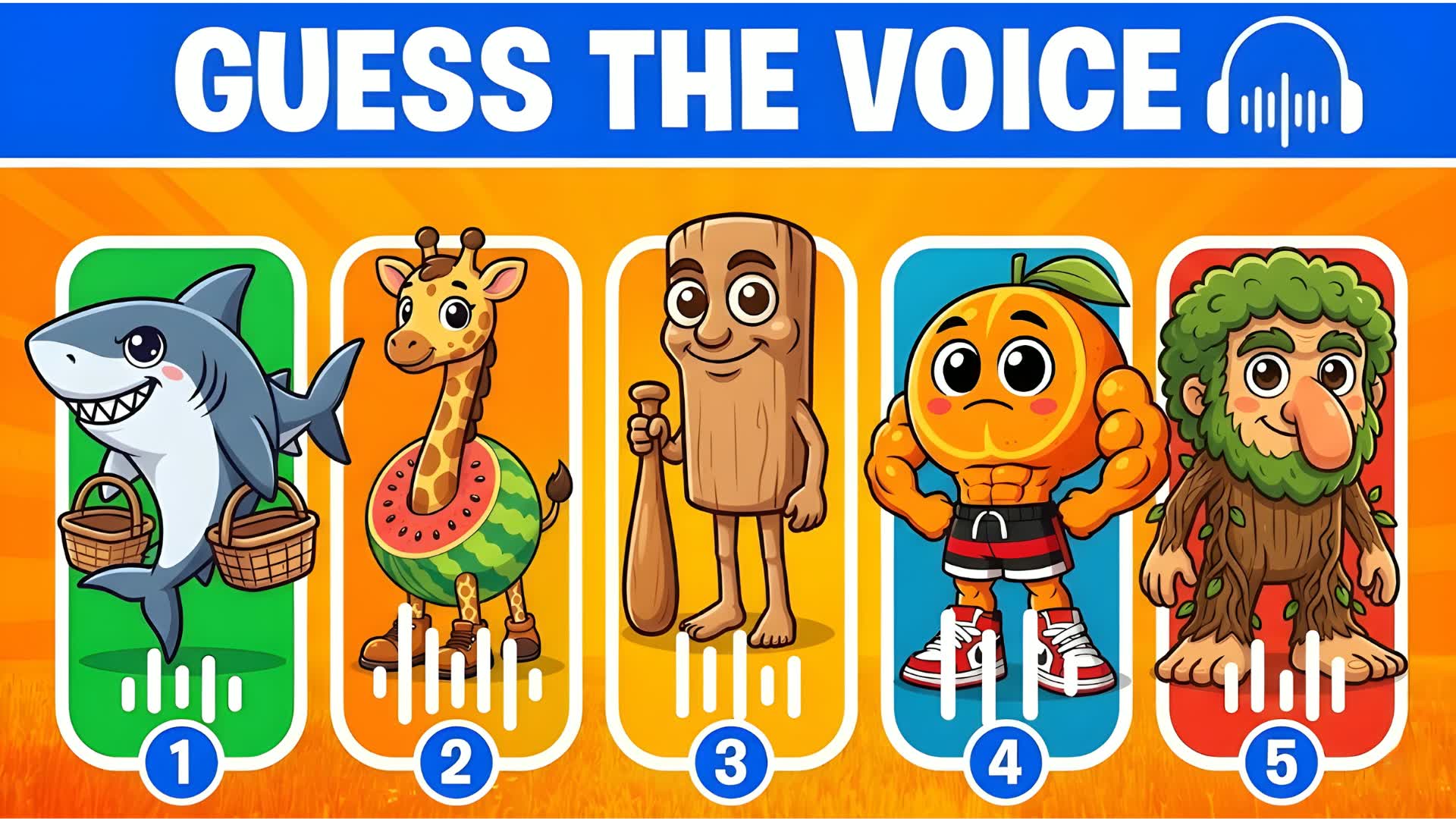⭐GUESS THE VOICE 🎙️⭐