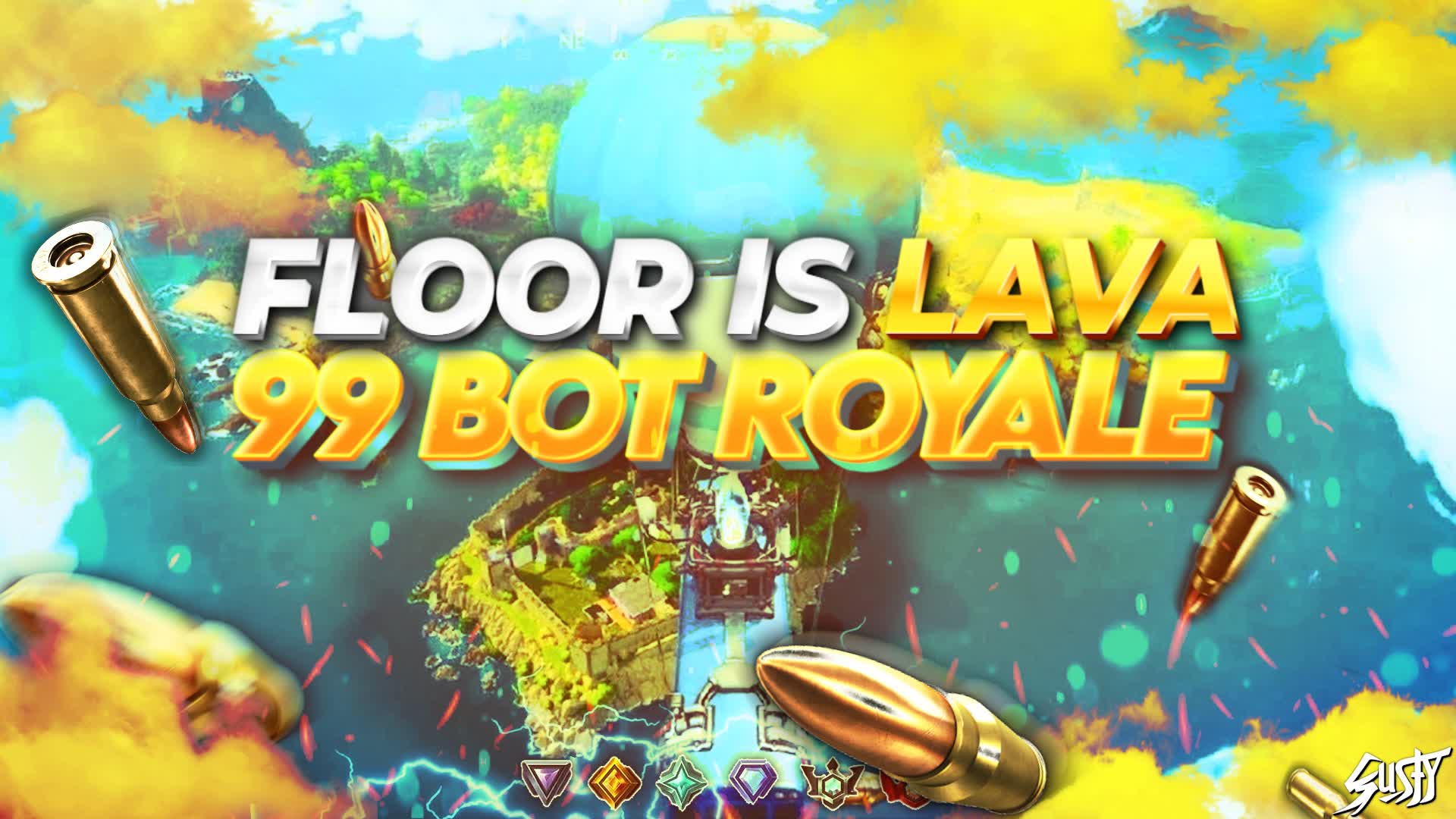 99 BOTS - THE FLOOR IS LAVA 🔥