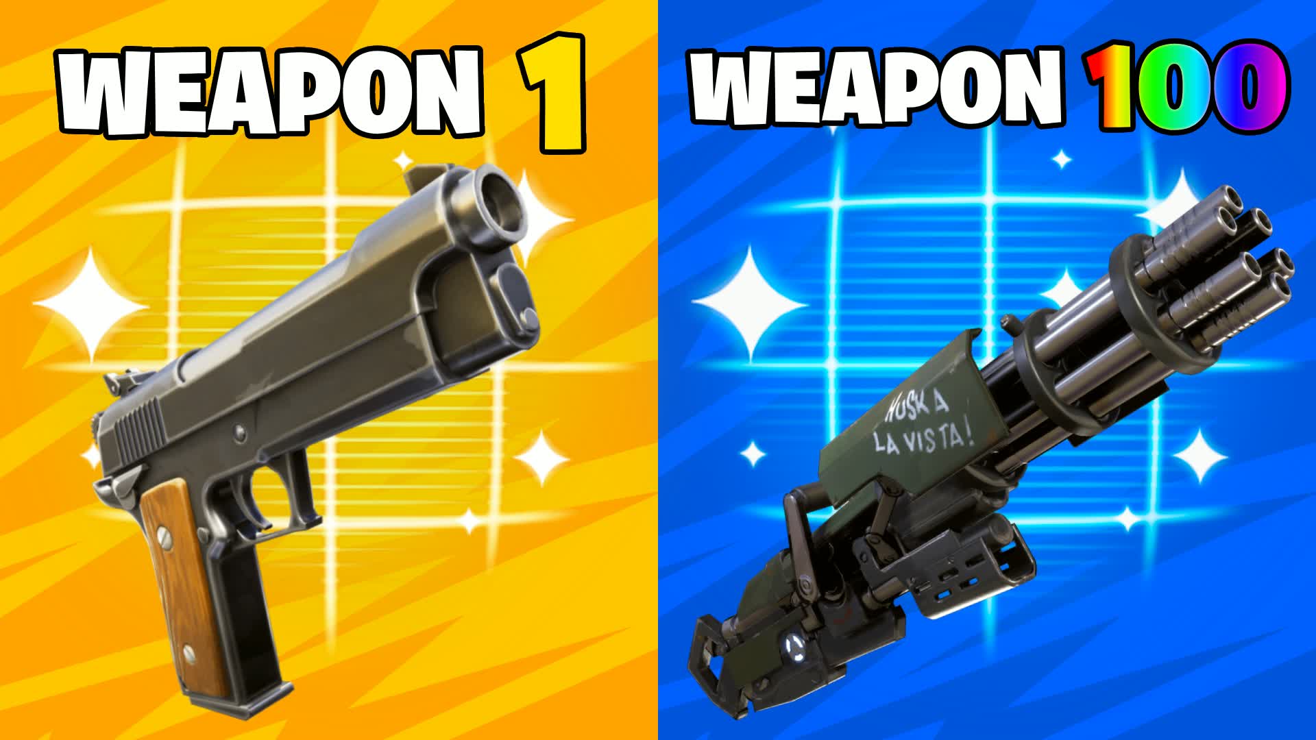 🍔 GUN GAME: GREASY GROVE 🔥 ONE SHOT 🔫