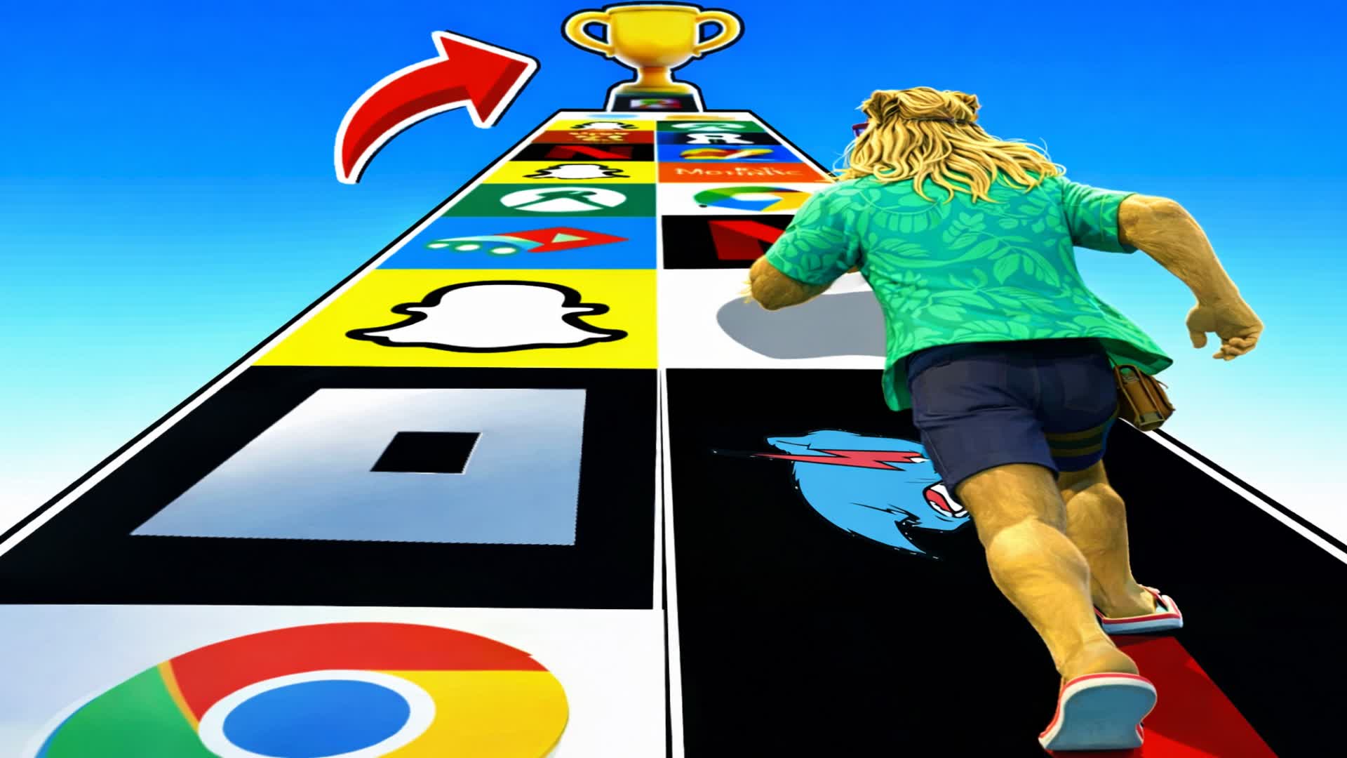 🏆 Logo Block Parkour ! 🏆