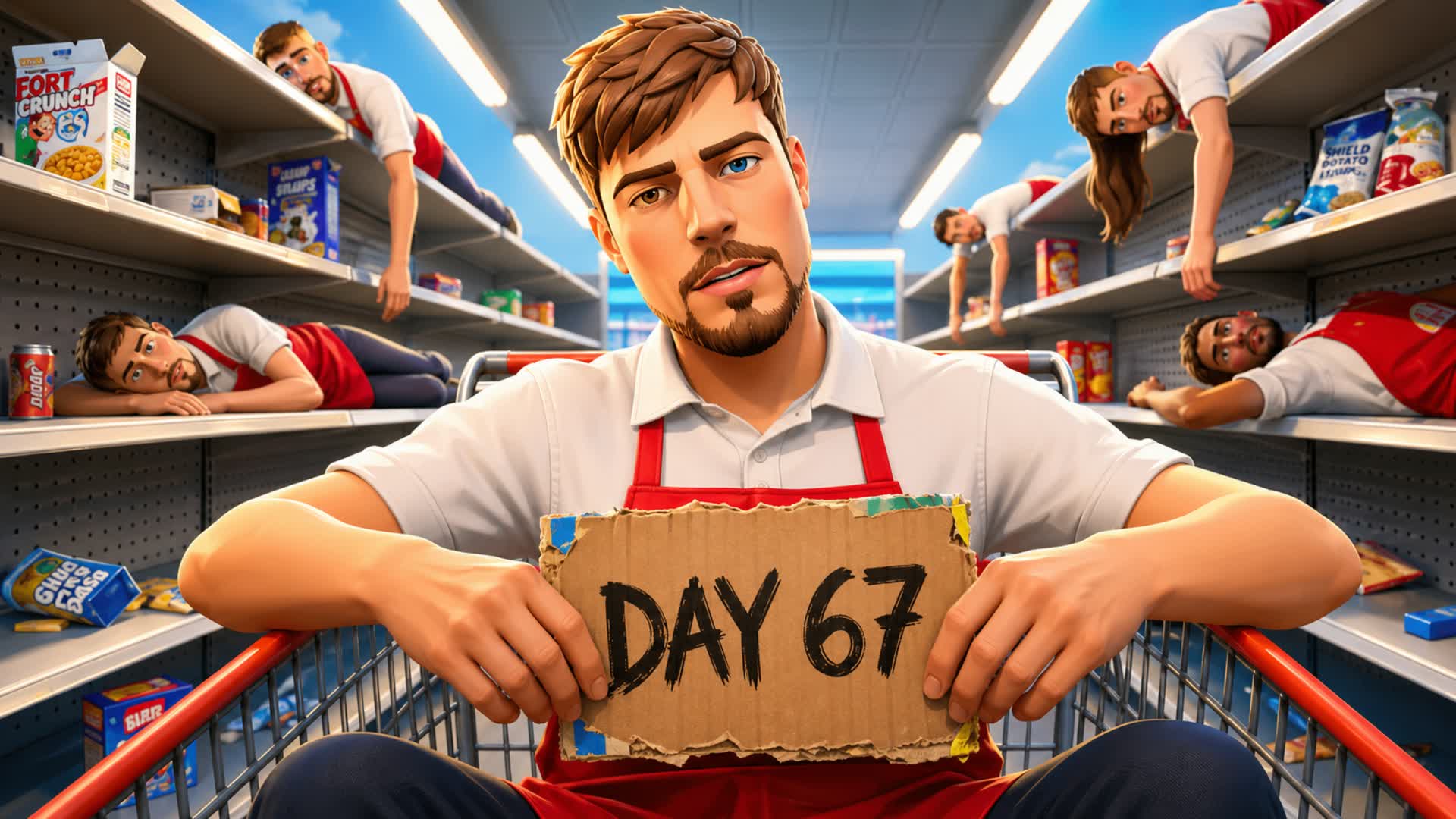 LAST TO LEAVE GROCERY STORE WINS $250000