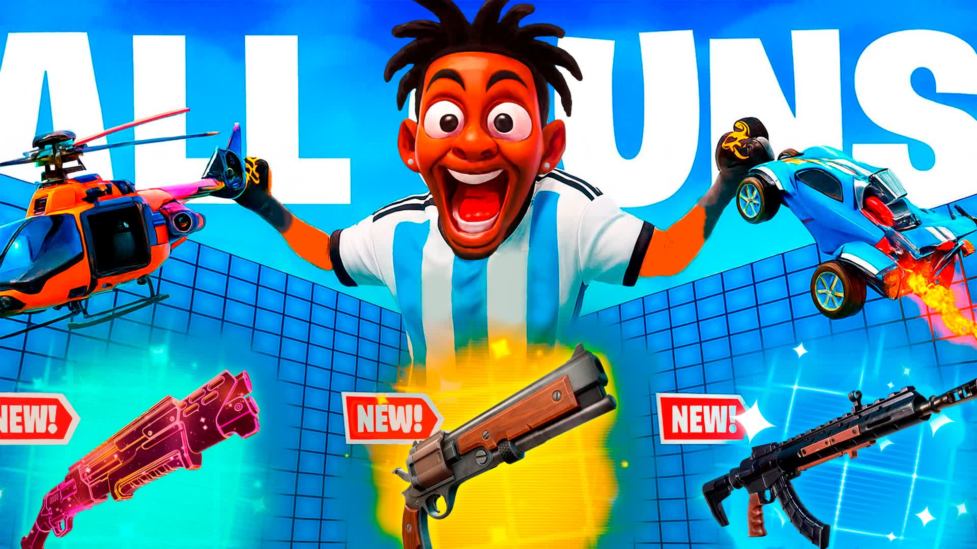 1V1 WITH EVERY GUN 1V1V1 ARENA