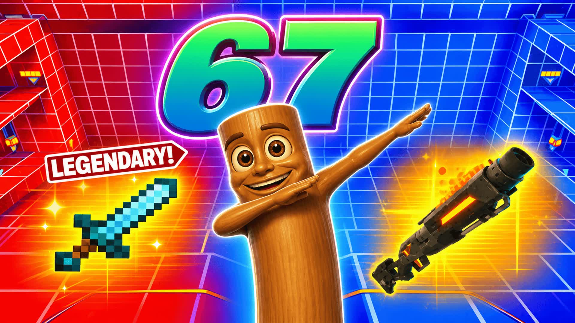 Funny weapons 67 tung sahur ! 🔴Vs🔵