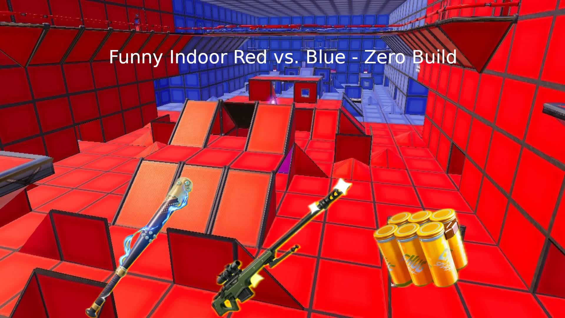 Funny Indoor Red🔴 vs Blue🔵- Zero Build