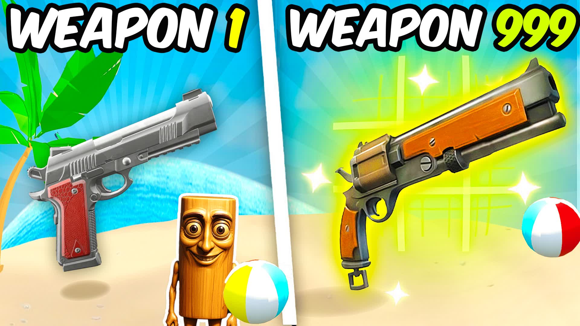 🏝️SUMMER BEACH🔫ONE SHOT GUN GAME