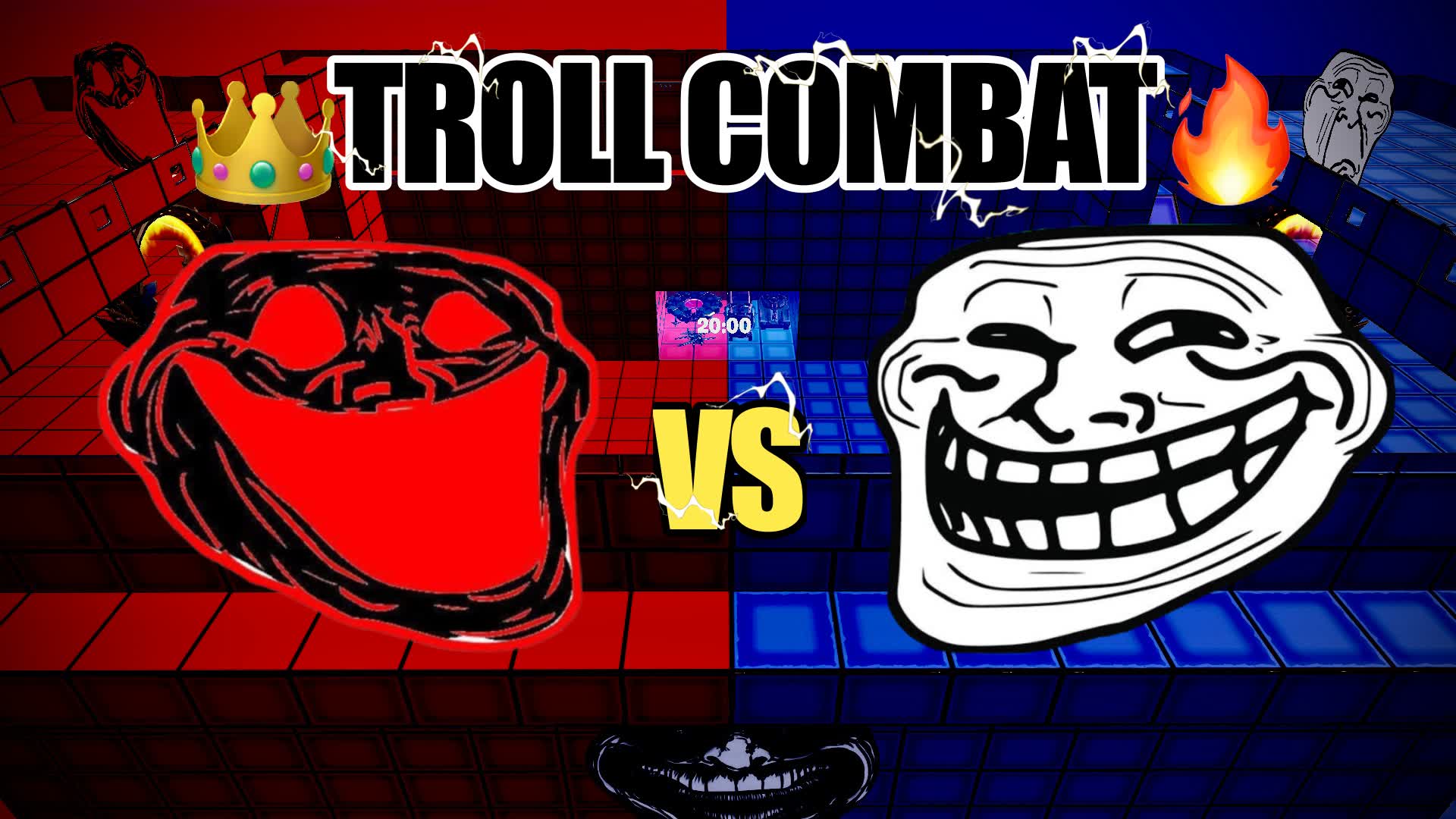CRAZY TROLL RED VS BLUE 🔴🔵