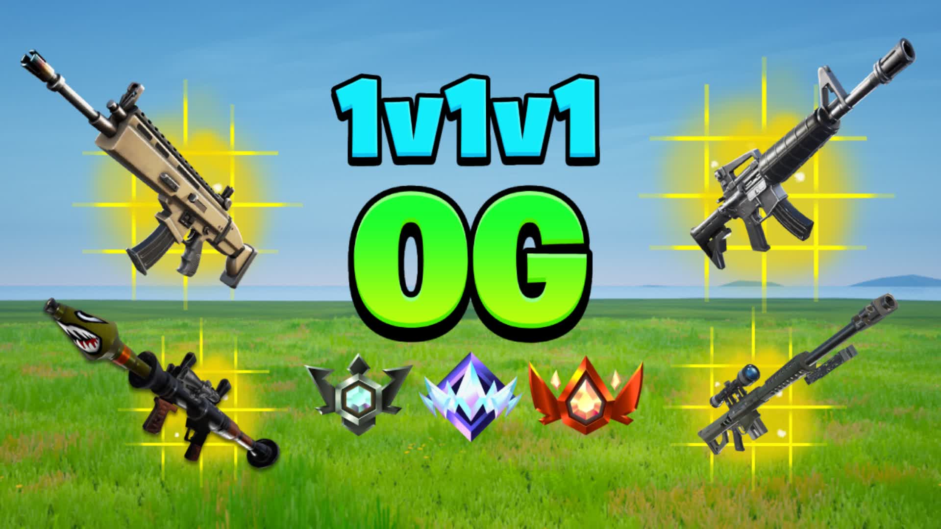 1V1V1 OG MAP PVP 1V2 2V1
