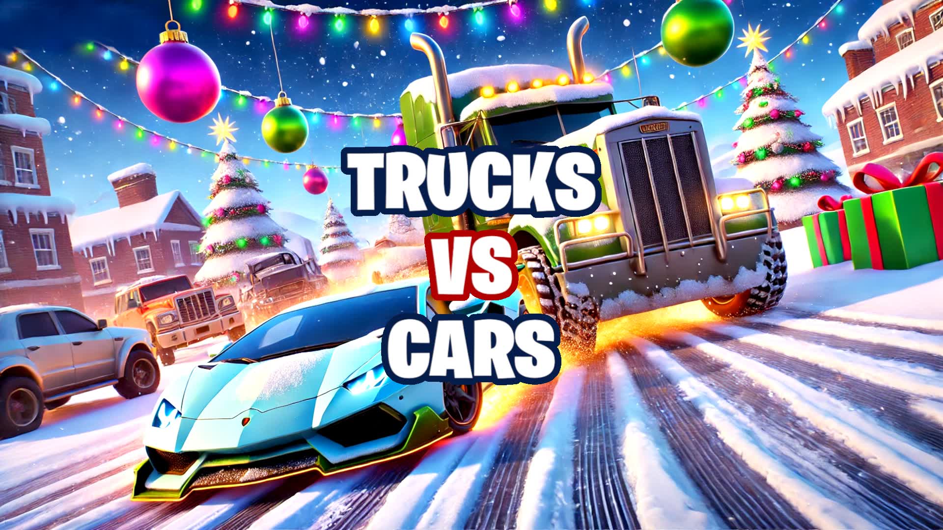 TRUCKS VS CARS 🎄❄️ WINTER UPDATE