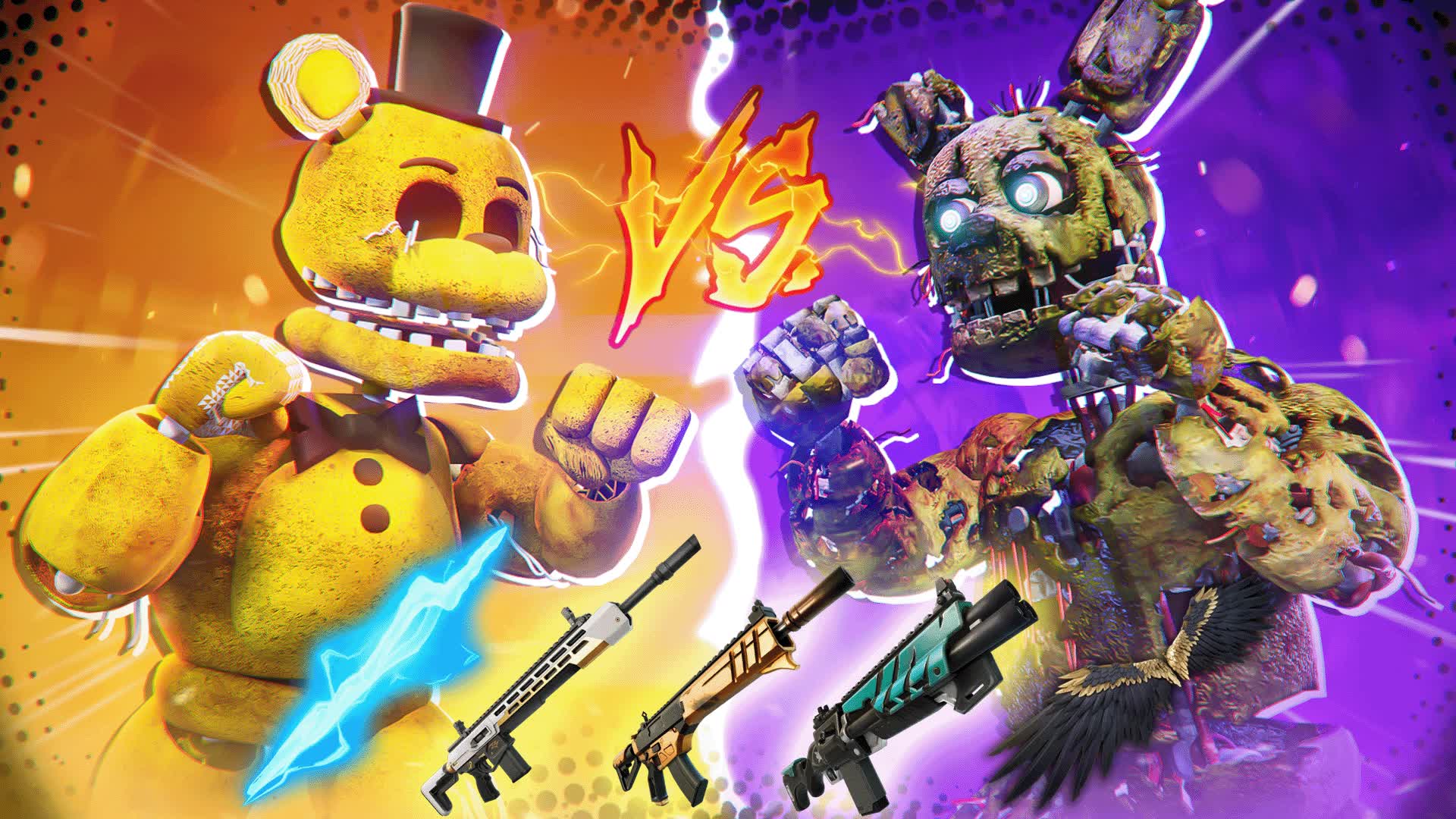 🧸GOLDEN FREDDY VS 🐰SPRINGTRAP