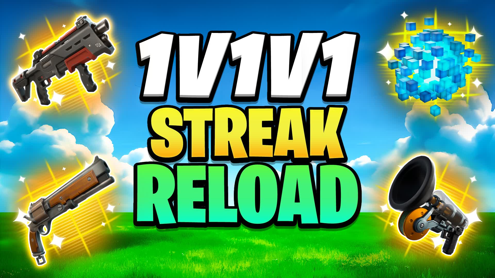 1V1V1 RELOAD STREAK FFA