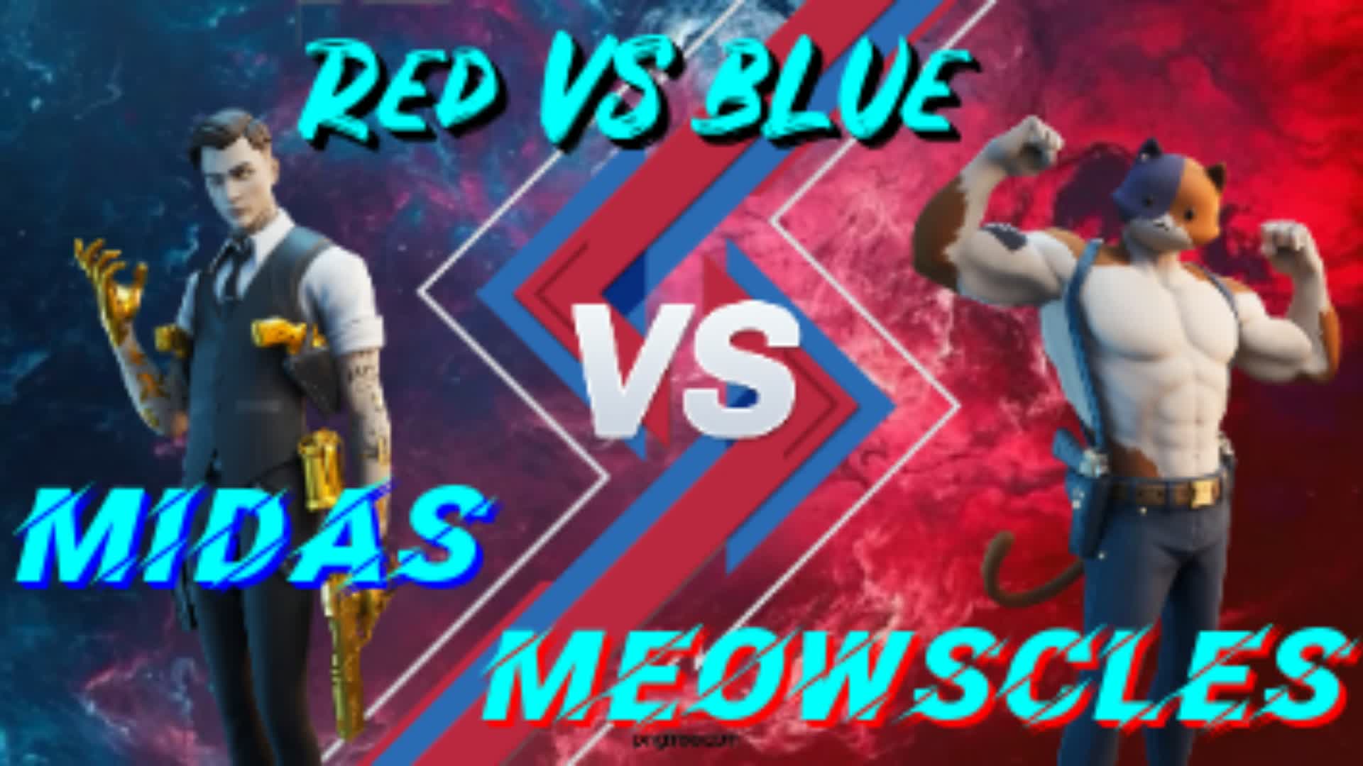 RED VS BLUE MIDAS V MEOWSCLES