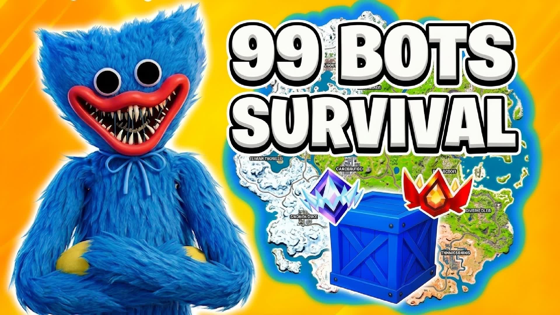 99 BOTS SURVIVAL ROYALE GUN GAME