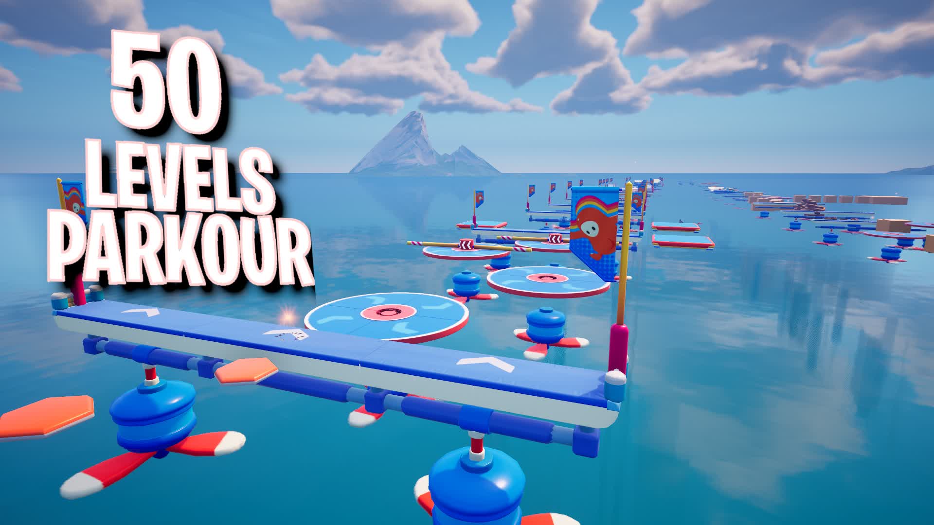 50 LEVELS PARKOUR (Fall Guys)